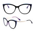 Frauen Cat Eye Brille optische Acetat Brillen gestell für Frauen Retro Brillen rahmen lila rosa grün