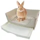 Large Rabbit Toilet Box Trainer Potty Corner Tray Litter with Drawer Pet Pan For Adult Hamster