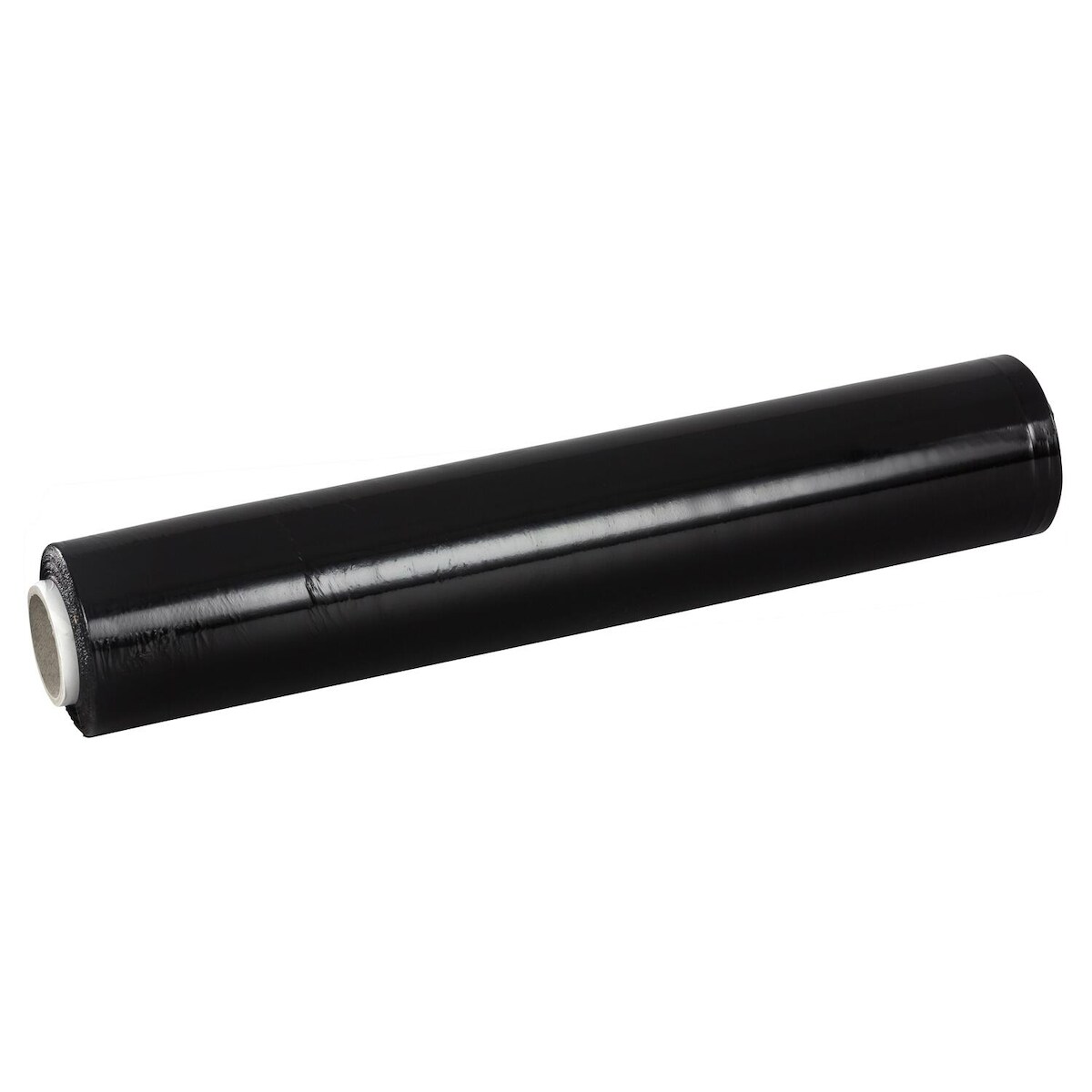 VEPATIM 3x Stretchfolie Handwickelfolie 500mm 20my 200m Länge schwarz undurchsichtig Image