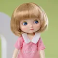 20cm Pipitom Freckle Doll 1/8 Full Vinyl Rubber BJD Doll Movable Joint Girl Doll Happy Home