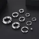 1PC Stainless Steel Septum Ring Captive Bead Nose Ring for Women Cartilage Hoop Earring Plugs and