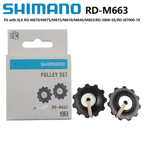 Shimano SLX/Deore RD-M675/M615/M663 Schaltwerk Pulley Set XTR XT Nutzbar Schaltwerk 10
