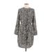 Apt. 9 Casual Dress: Brown Leopard Print Dresses - Women's Size 8