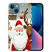 MAXPRESS 3PCS Christmas Case Compatible for iPhone 15 Ultra Thin Case Silicone Crystal Clear Xmas Cover Designed for iPhone 15 6.1 (2023) - Snowflake Santa Claus Elk