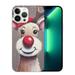 MAXPRESS Christmas Case for iPhone 7 Cute Merry Christmas Pattern Phone Case Gifts Translucent Silicone Hard PC + Shockproof Protective Cover for iPhone 7 4.7 inch-Christmas Elk