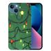 MAXPRESS Christmas Lights Case Compatible with iPhone 15 Cute Green Christmas Holiday Case for iPhone 15 Cute Protective Phone Case Cover
