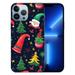 MAXPRESS Smile Pattern Christmas Case for iPhone 15 Christmas Tree Hat Stars Cover Fit for iPhone 15 for Women Men Girls Unique Design Protective Cover Case