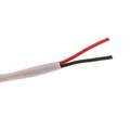 Cable Central LLC Plenum Speaker Cable White Pure Copper 14/2 (14 AWG 2 Conductor) 19 Strand / 0.373mm CMP Spool 1000 Feet