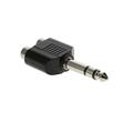Cable Central LLC (100 Pack) 1/4 inch Stereo to Dual RCA Jack Adapter