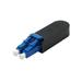 Cable Central LLC LC Singlemode Loopback Fiber Optic Adapter