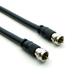 Cable Central LLC 25Ft F-Type Screw-on RG6 Cable Black - 25 Feet