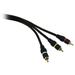 Cable Central LLC (5 Pack) High Quality RCA Audio / Video Cable 3 RCA Male Gold-plated Connectors 25 Feet