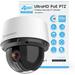 Amcrest 4MP Outdoor PTZ POE + AI IP Camera Pan Tilt Zoom (Optical 25x Motorized) Security Speed Dome Human and Vehicle Detection IVS Face Detection Auto Tracking POE+ (802.3at) IP4M-1068EW-AI