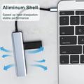 USB C HUB 7 In 1 Type C USB Hub 3.0 4K 30Hz Type C To HDMI-compatible USB Splitter USB 3.0 PD 87W Adapter For Macbook IPad USB HUB