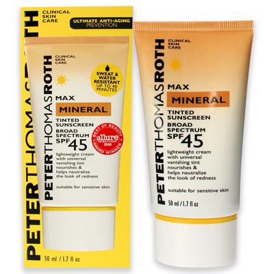 Max Mineral Tinted Sunscreen SPF 45 by Peter Thomas Roth for Unisex - 1.7 oz Sunscreen