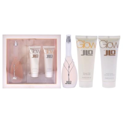 Glow by Jennifer Lopez for Women - 3 Pc Gift Set 3.4oz EDT Spray, 2.5oz Body Lotion, 2.5oz Shower Ge