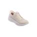 Wide Width Women's The Slip-Ins™ Go Walk Flex Sneaker by Skechers in Off White Wide (Size 11 W)