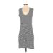 Rag & Bone/JEAN Casual Dress - Mini: Gray Marled Dresses - Women's Size Small