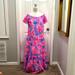 Lilly Pulitzer Dresses | Lily Pulitzer Off The Shoulder Maxi Dress. Nwt. | Color: Red | Size: S