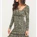 Free People Dresses | - Free People Women’s Boheme Mini Dres | Color: Black/Green | Size: 4