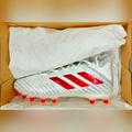Adidas Shoes | Adidas Sm Freak Ultra Boost Primeknit Football Cleats White/Grey/Red Sz 10 Men | Color: Red/White | Size: 10