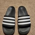 Adidas Shoes | Adidas Sandals | Color: Black/White | Size: 6