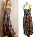 Anthropologie Dresses | Anthropologie Maeve Noetzie Maxi Dress Size Small Petite | Color: Blue/Orange | Size: Sp