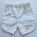 Disney Bottoms | Disney Classic Pooh Embroidered Shorts | Color: White/Yellow | Size: Newborn