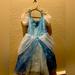 Disney Costumes | Girls Cinderella Costume Size 5/6 With Headband | Color: Blue | Size: 5/6