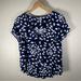 Anthropologie Tops | Maeve By Anthropologie Austen Bird Print Button Front Top Size 10 | Color: Blue/White | Size: 10