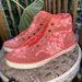 Coach Shoes | Coach Pita High Top Sneaker Sz 10 | Color: Pink | Size: 10