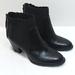 Jessica Simpson Shoes | Jessica Simpson Leather Upper Ankle Boots | Color: Black | Size: 7.5