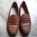 J. Crew Shoes | Jcrew Leather Classic Minimalist Brown Penny Loafers Size 7 | Color: Brown | Size: 7