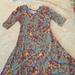 Lularoe Dresses | Lularoe Kids Adeline Dress | Color: Blue/Pink | Size: 4g