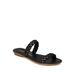 Kate Spade New York Shoes | Kate Spade New York Womens Black Miami Block Heel Slip On Leather Sandals 6.5 B | Color: Black | Size: 6.5