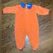 Ralph Lauren One Pieces | Baby Boy Polo Footie | Color: Blue/Orange | Size: 6mb