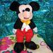Disney Other | Disney Park Costume Mickey Mouse 2000 Tuxedo Collectible Bean Bag | Color: Red | Size: 8"