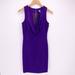 J. Crew Dresses | J. Crew Women's 2 Purple Wool Sleeveless Sheath Dress B3 | Color: Purple | Size: 2