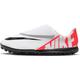 Nike Jr. Mercurial Vapor 15 Club Sneaker, Bright Crimson/White-Black, 29.5 EU