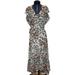 Anthropologie Dresses | Anthropologie Drew Terra Vintage Garden Wrap Maxi Dress | Color: Brown/Cream | Size: M