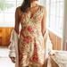 Anthropologie Dresses | By Anthropologie Lace Sleep Dress Guacamole Printed New L | Color: Orange/Yellow | Size: L