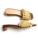 J. Crew Shoes | J.Crew Lina Kitten Heel Sandals With Raffia Fringe | Color: Tan | Size: 7