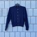 J. Crew Tops | J.Crew Navy Blue Long Sleeve Button Down Top Blouse Sweater Size M | Color: Blue | Size: M