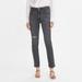 Levi's Jeans | Levi's Premium 501 Size 25 X 30 Women Skinny High Rise Jean Distressed Black Nwt | Color: Black/Gray | Size: 25