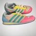 Adidas Shoes | Adidas Vintage 2000s Women’s Size 8 Neon Sneaker Shoes | Color: Red | Size: 8