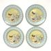 Anthropologie Dining | Anthropologie Lot Of 4 Side Salad Plates Purple Butterfly Gold Rim Floral Spring | Color: Black/Gold/Purple | Size: Os