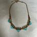 J. Crew Jewelry | J Crew Statement Necklace | Color: Blue/Gold | Size: Os