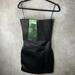 Kate Spade Dresses | Kate Spade Saturday Mini Dress Womens Size 0 Black Panel Side Zip Straps Nwt | Color: Black | Size: 0