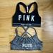 Pink Victoria's Secret Intimates & Sleepwear | Bundle Of 2 Pink Victoria’s Secret Sports Bra Size Medium | Color: Black/Gray | Size: M