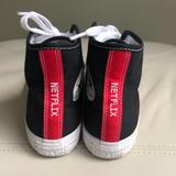 Converse Shoes | Converse X Netflix Chuck Taylor All Star Hi Tops Size: Women 5.5 Eur 36 | Color: Red/White | Size: 5.5